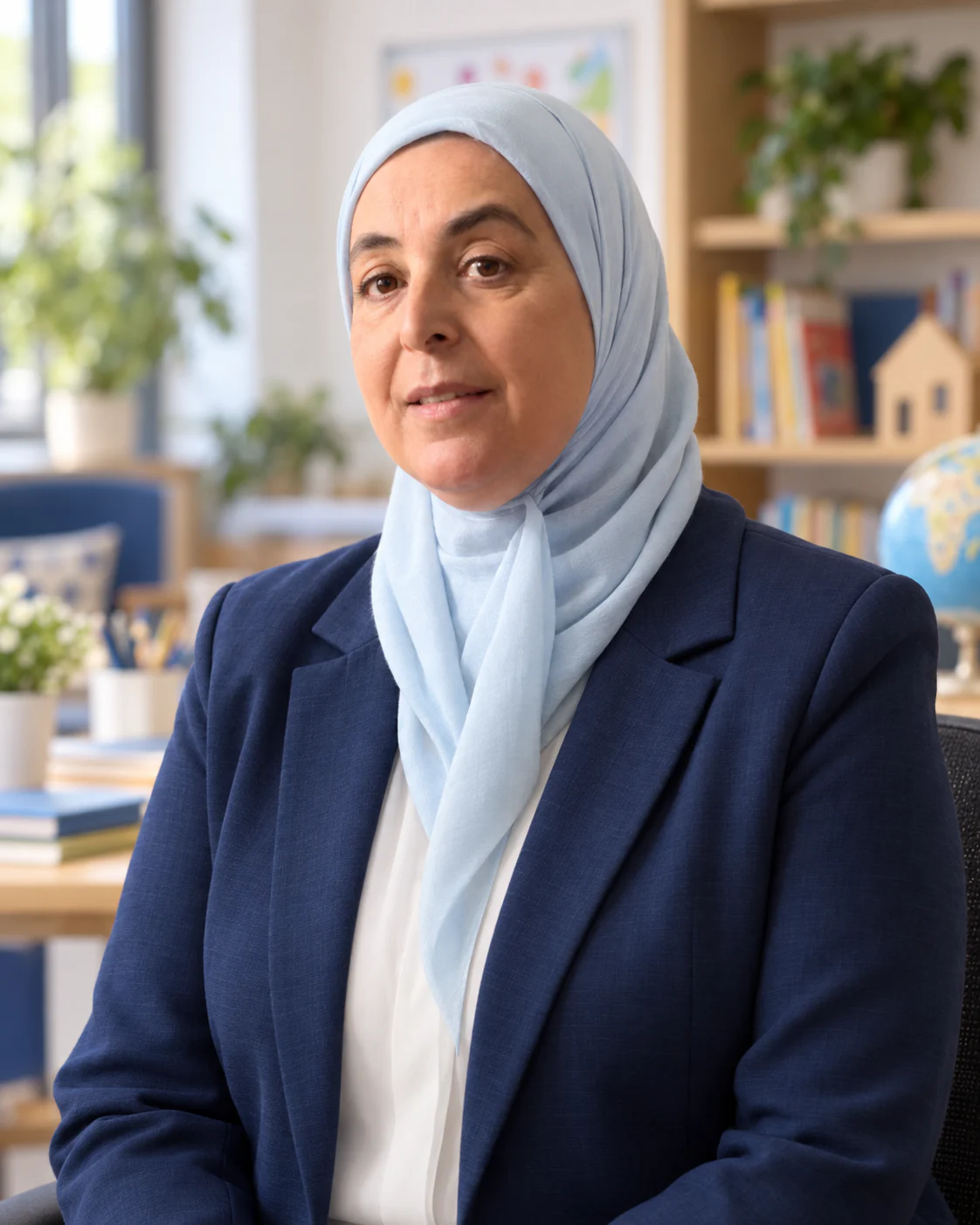 Portrait de Mme Fatima Mojahid, directrice pédagogique